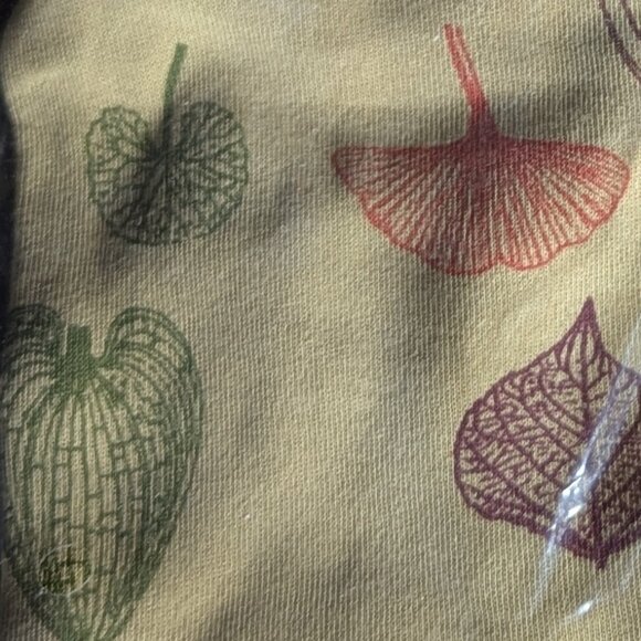 Kate Quinn long sleeve lap neck bodysuit | leaves | organic cotton interlock - n - Picture 8 of 10